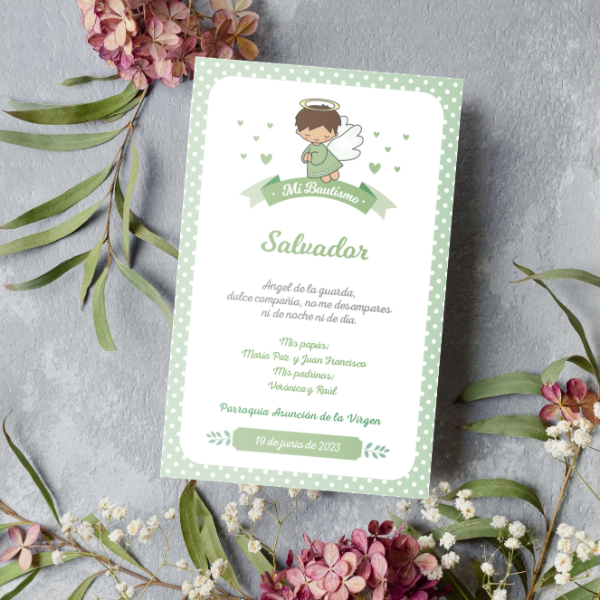 Producto - Diseño Estampitas - Modelo Angelito