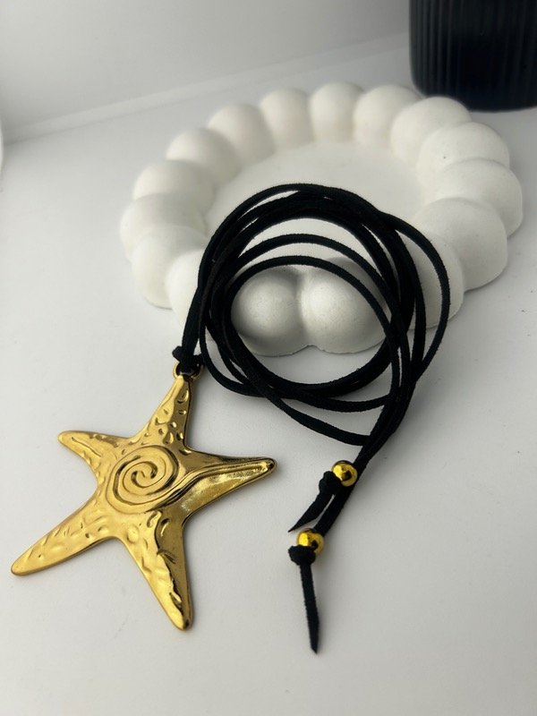Producto - CHOCKER DE GAMUZA DORADO 5003