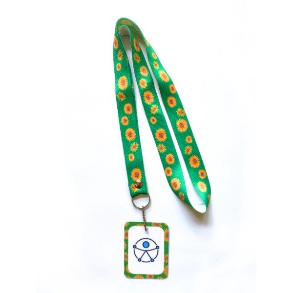 Producto - Lanyard de Girasoles - Cinta de Identificación de Discapacidades Invisibles