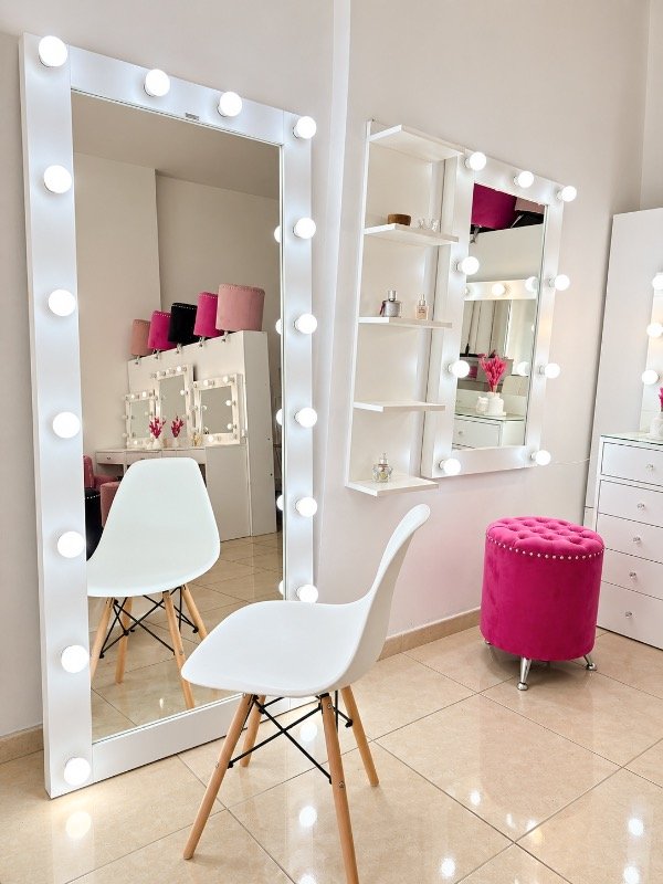 Producto - Espejo hollywood cuerpo entero 180 x 80 con 16 lámparas - 0