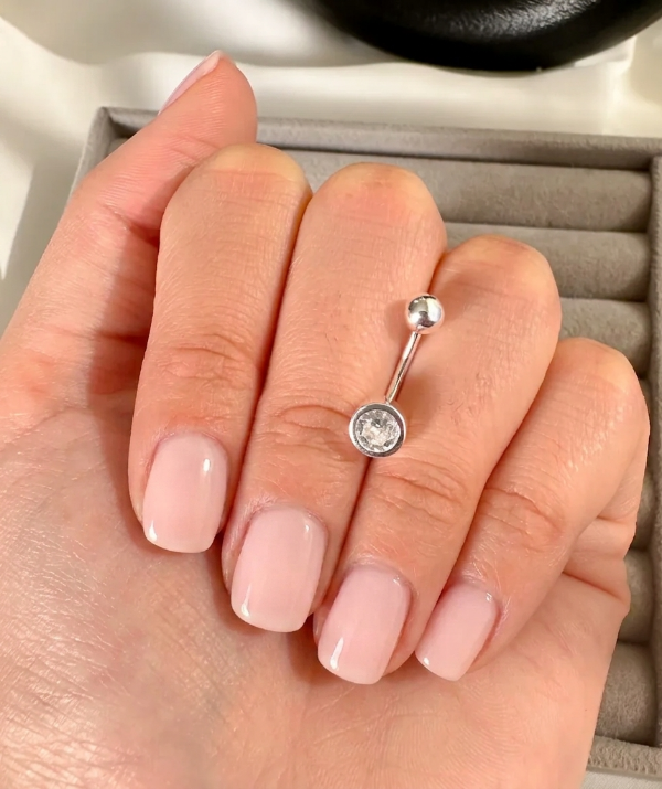 Producto - Piercing Ombligo con Punto de luz - 1