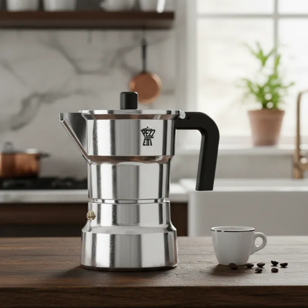 Producto - Cafetera Italiana Pezzetti Solidexpress Aluminio 3 Tazas