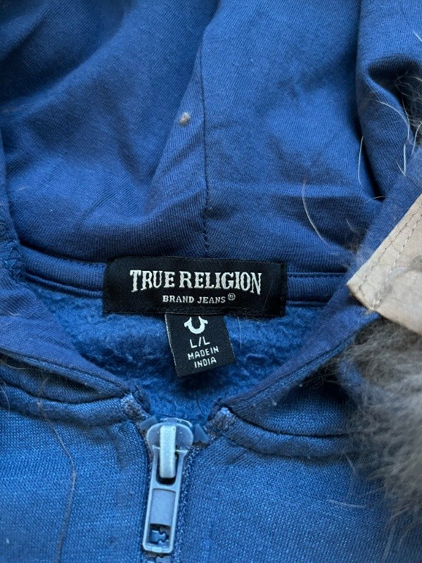 Producto - True Religion Fur Trim Coaster Raglan - 2