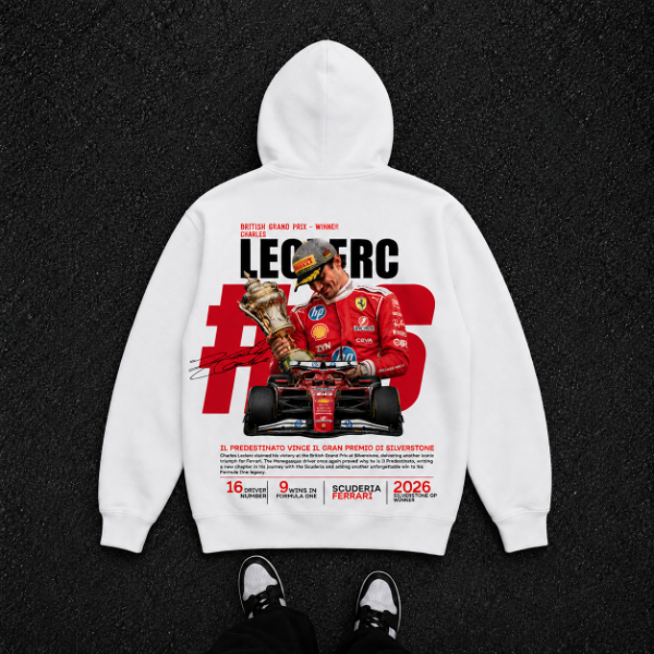 Producto - Buzo Oversize - Charles Leclerc - Silverstone GP 2026