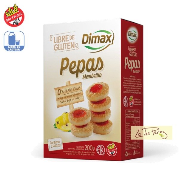 Producto - Pepas de Membrillo x 200 gs Dimax