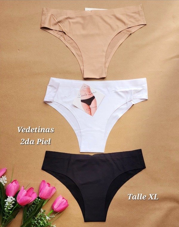 Producto - Pack X3 Vedetinas Segunda Piel Linda Luna XL