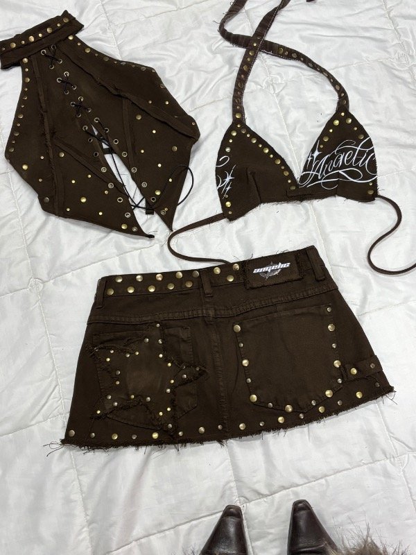 Producto - Mini Skirt - Angelic Brown - 0