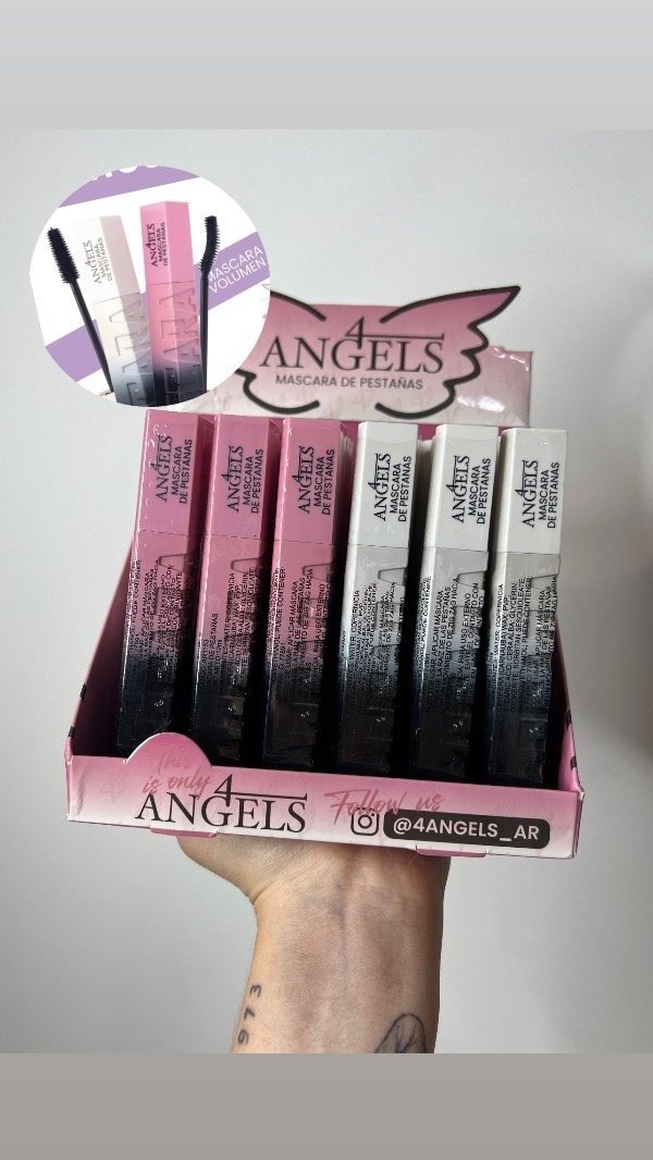 Producto - Mascara de pestañas curva y volumen - ANGELS