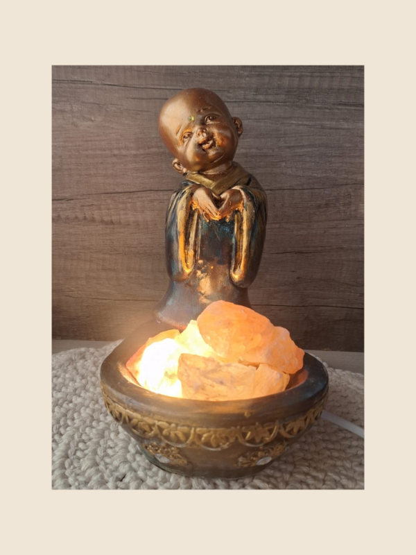 Producto - Lampara de sal buda parado