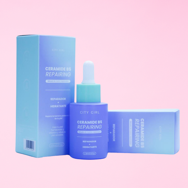 Producto - SERUM FACIAL CERAMIDE B5 REPARADOR E HIDRATANTE CITY GIRL