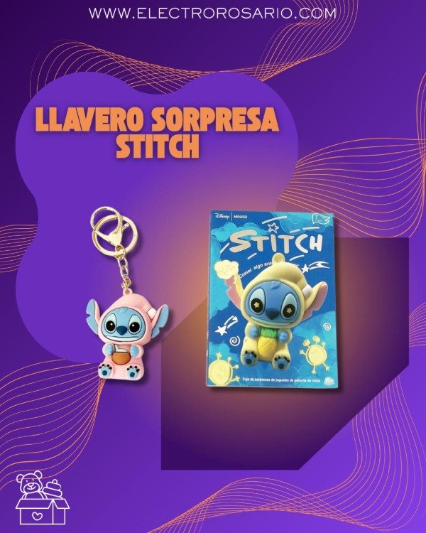Producto - LLAVERO SORPRESA STITCH (X UNIDAD)