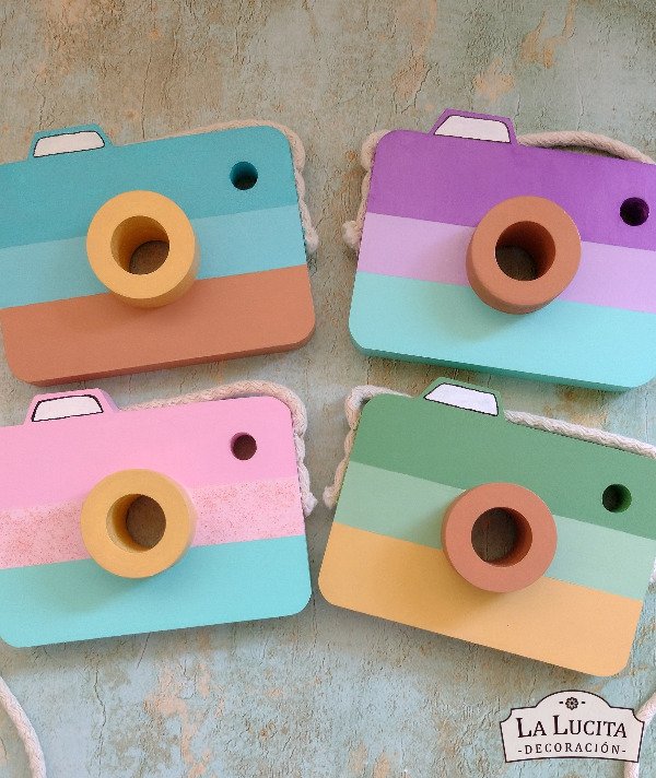 Producto - Camara de fotos de madera