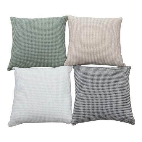 Producto - FUNDA DE ALMOHADON SIMPLE FAZ RUSTICA 43X43CM X1 COLOREES SURTIDOSS