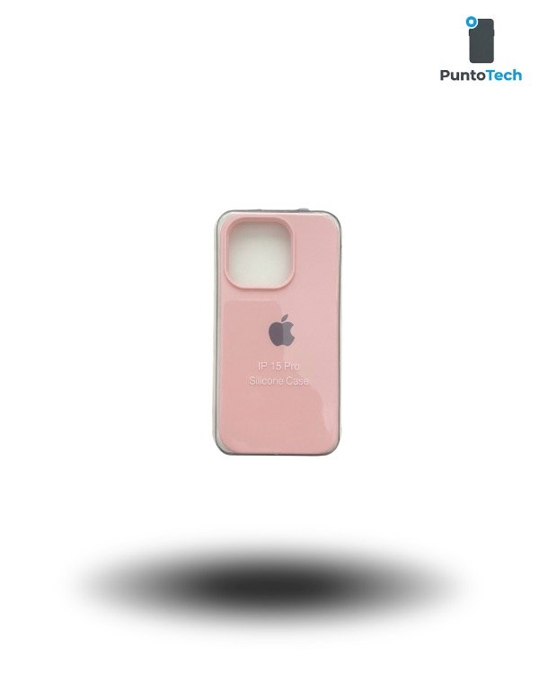 Producto - Silicon case iPhone 15 pro rosa