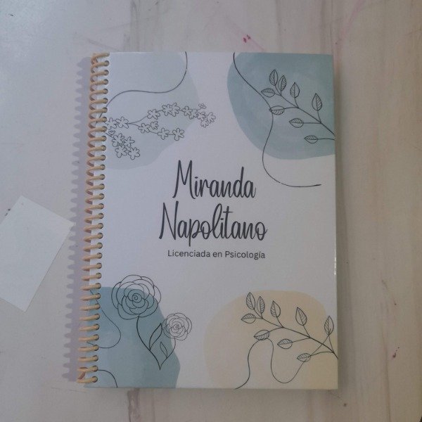 Producto - Agenda perpetua personalizada
