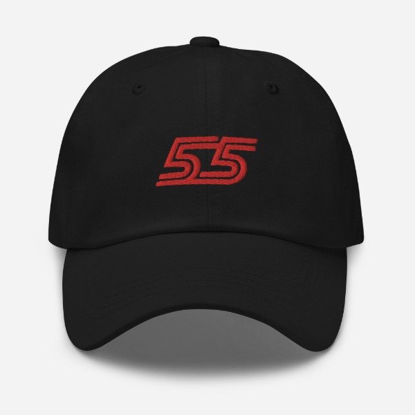 Producto - Gorra Sainz 55 negra vintage