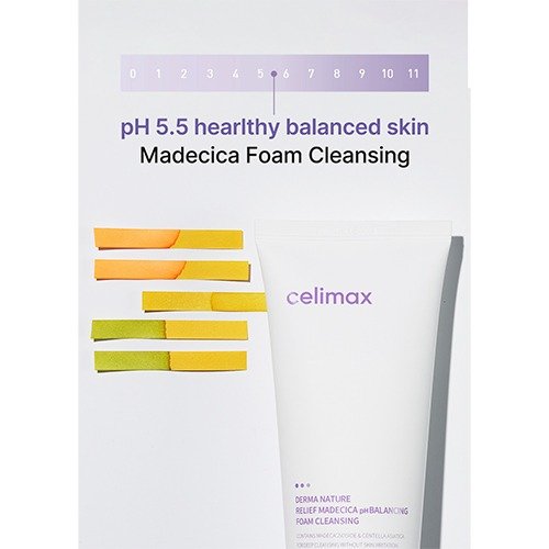Producto - celimax Derma Nature Relief Madecica pH Balancing Foam Cleansing 150ml - 2