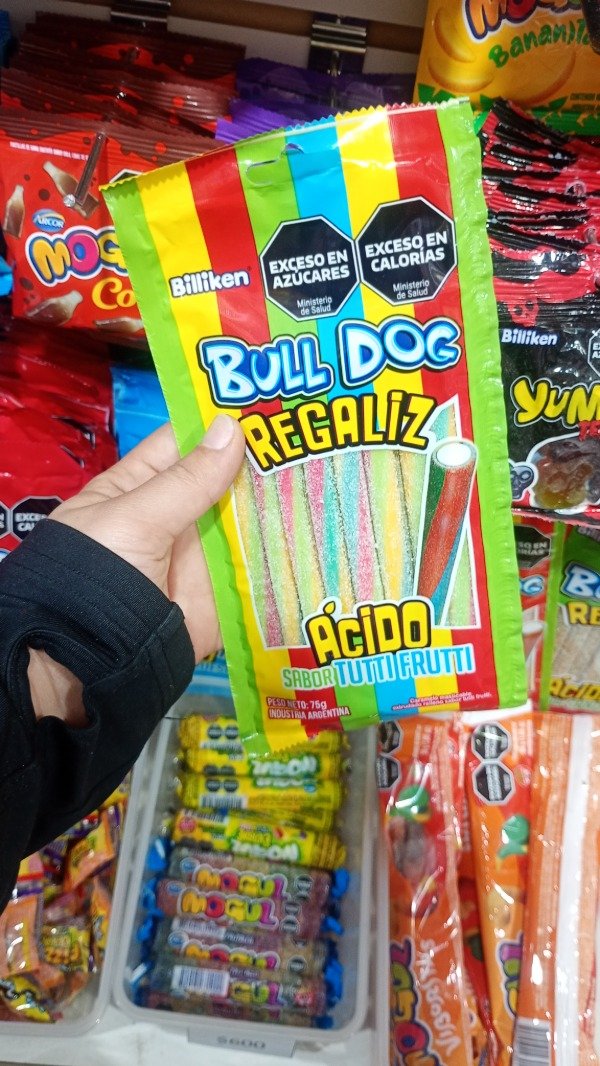 Producto - BULL DOG REGALIZ TUTTI FRUTTI ACIDA70GR