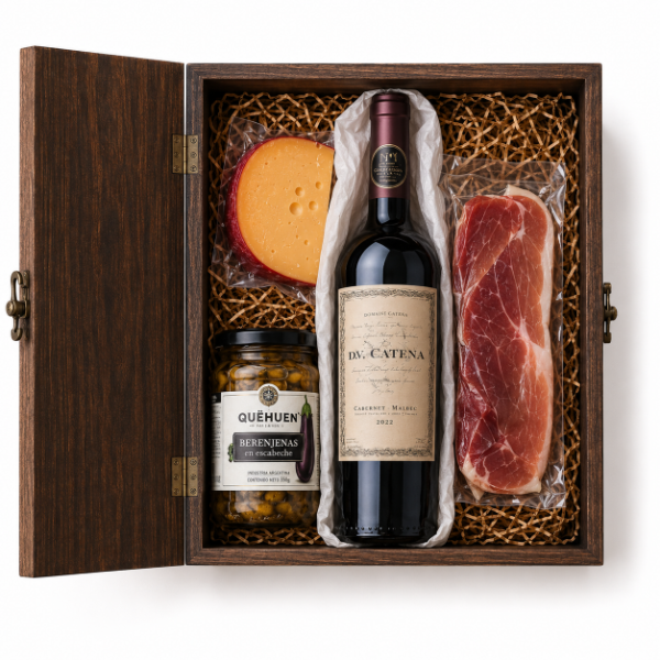 Producto - Dv Catena 750ml + Picada Gourmet - Box Regalo Empresarial - 0