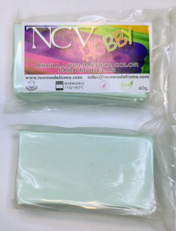 Producto - Arcilla polimérica Hobby NCV VERDE MENTA 60g
