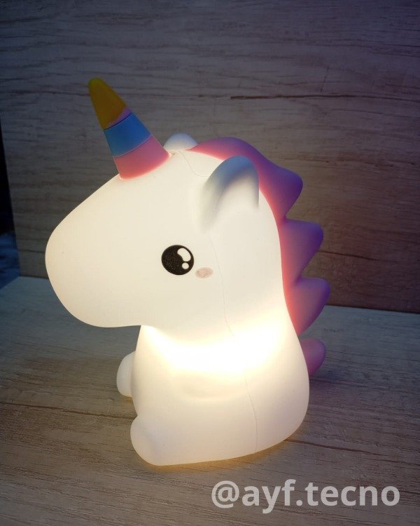 Producto - Veladores Animalitos de Silicona Tactiles RGB recargables