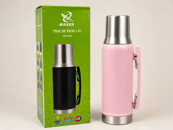 Producto - Termo System 1.2l Acero Inoxidable Tapa Mate Pico Cebador - 1