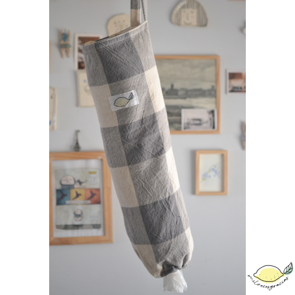 Producto - Portabolsas Gris y Blanco