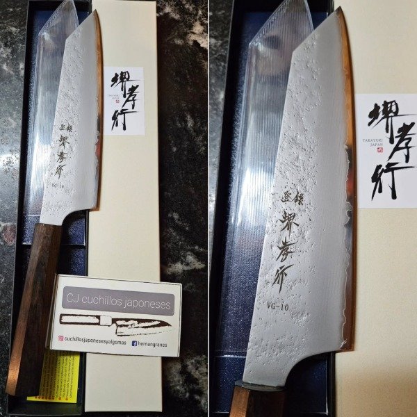 Producto - Sakai Takayuki VG10 Nashiji Kengata Gyuto 190 mm