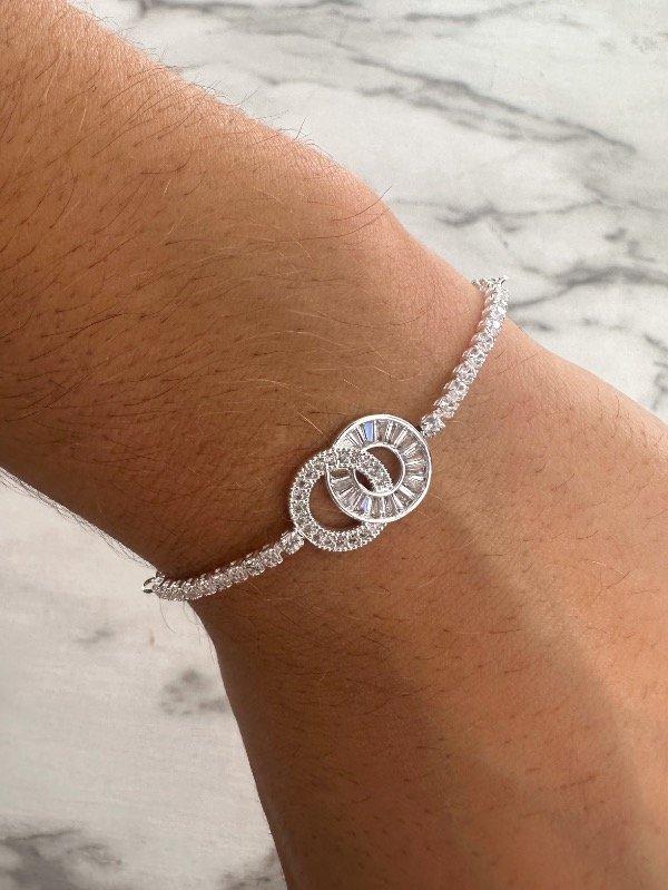 Producto - Pulsera  Sacha Acero Blanco
