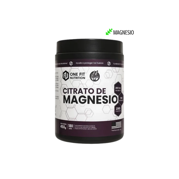 Producto - Citrato de Magnesio 450 Gr. ONE FIT
