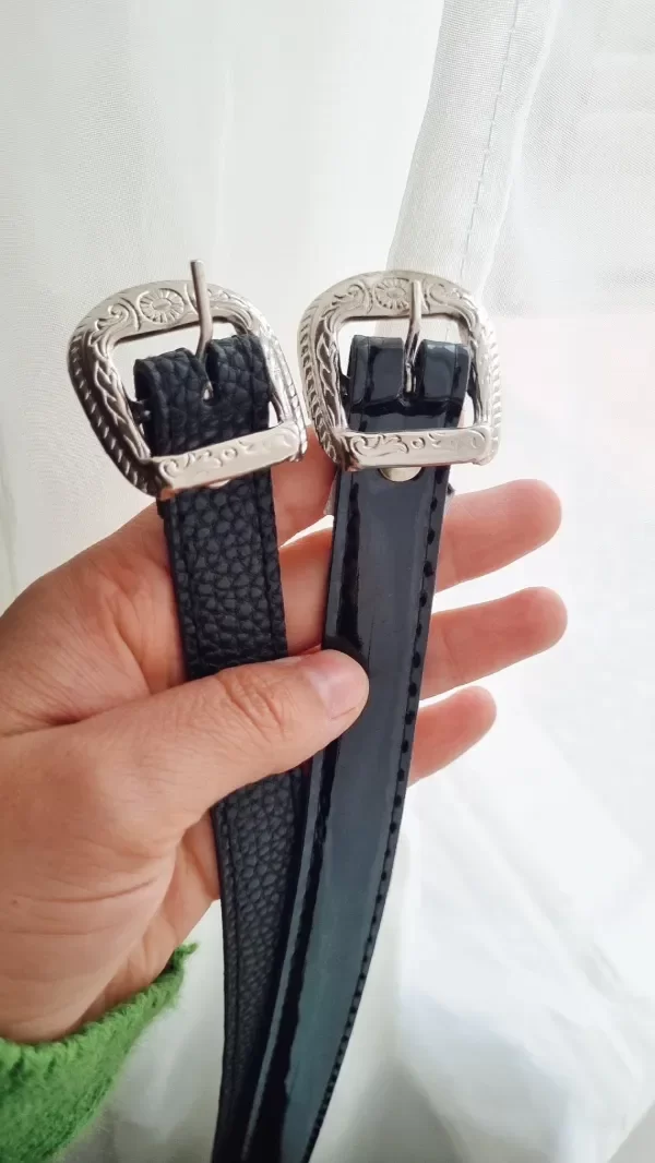 Producto - Cintos finitos talle S negros