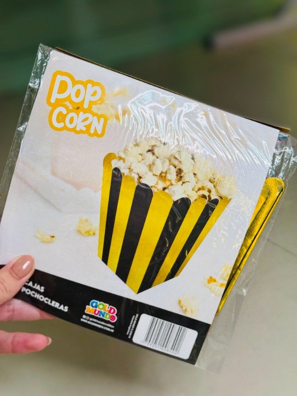 Producto - Cajas pochocleras rayas negro y dorado x8u - 0