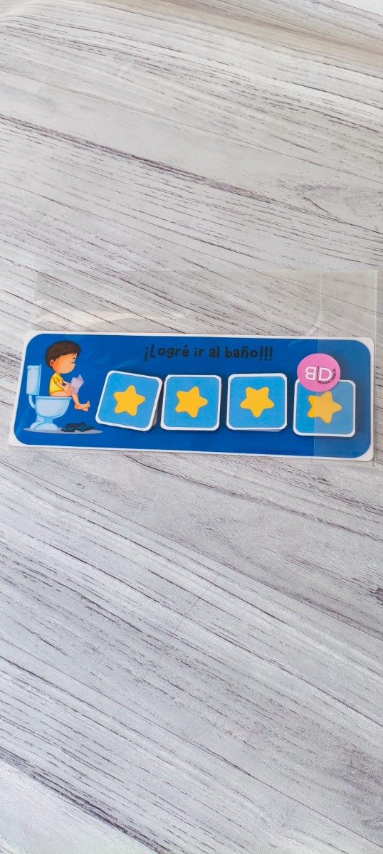 Producto - Panel logre ir al baño! niño