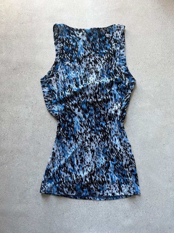 Producto - Blusa Mesh Print blue - 3