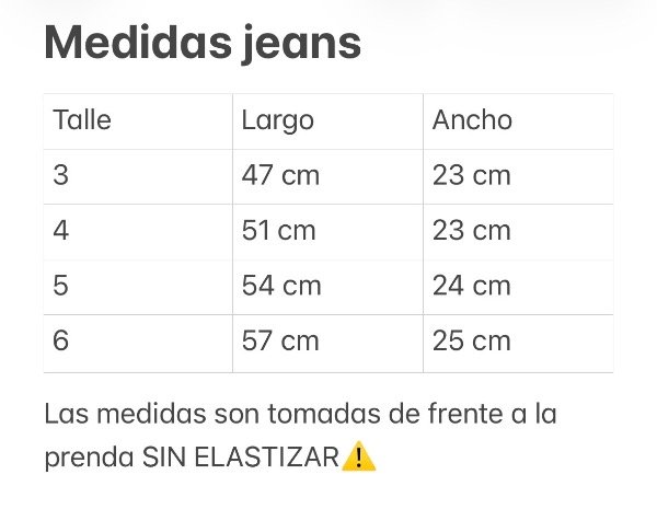 Jeans paper bag para bebés talles hasta 4 años — imagen 4