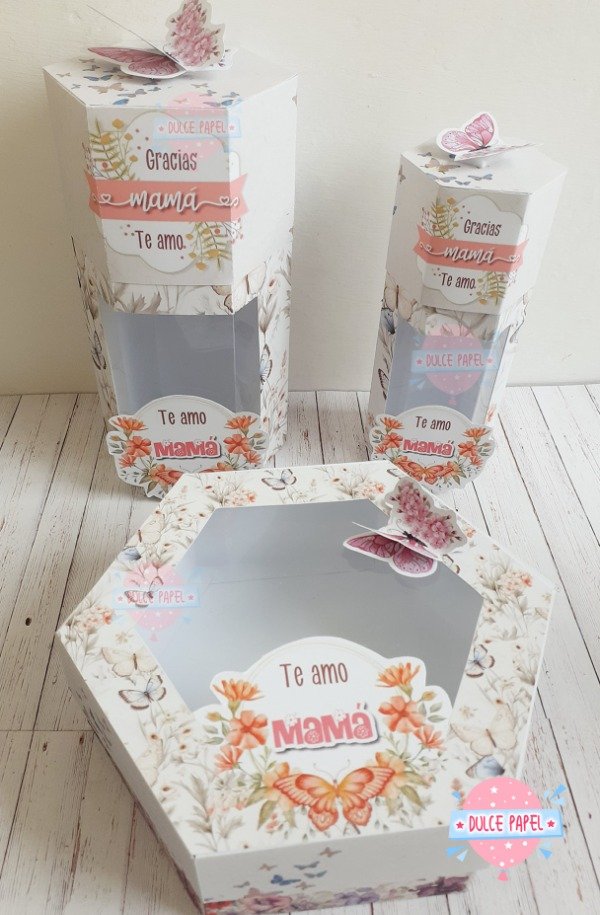 Producto - CAJAS HEXAGONALES DIA DE LA MADRE