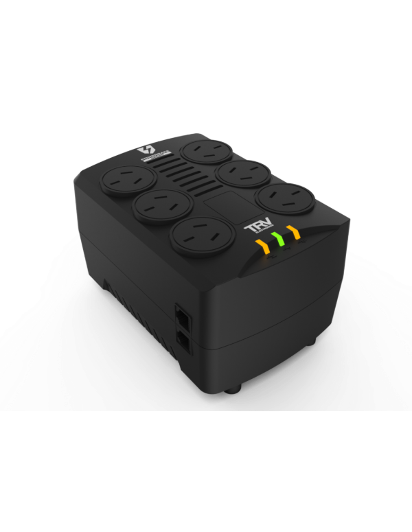 Producto - Estabilizador 1000w -220v -6 tomas -proteccion sobrecarga/cortocircuito -rj-45 -