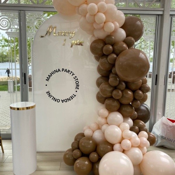 Producto - Globos de látex Marrón x 25