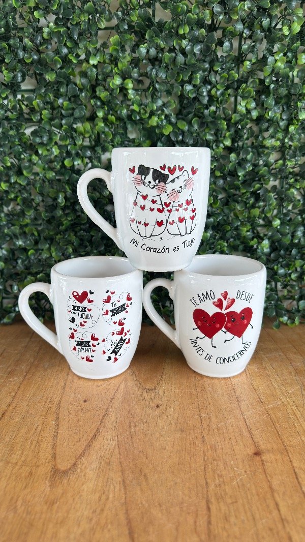 Producto - Taza enamorados rojo