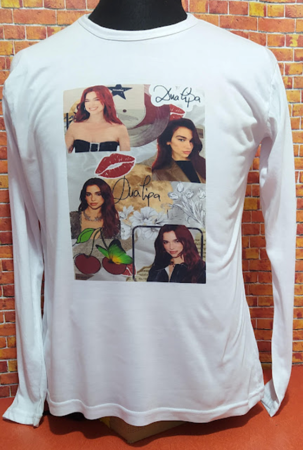Producto - REMERA MANGAS LARGAS -DUALIPA- POLIESTER TALLE M - 1