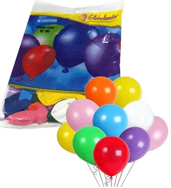 Producto - Globos Globolandia Liso Surtido x50 unid