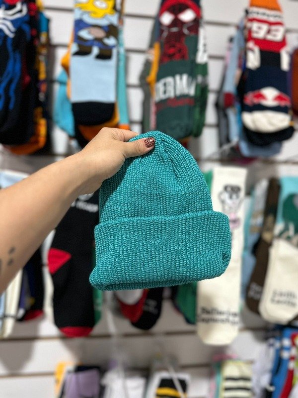 Producto - Beanie punto inglés Celeste