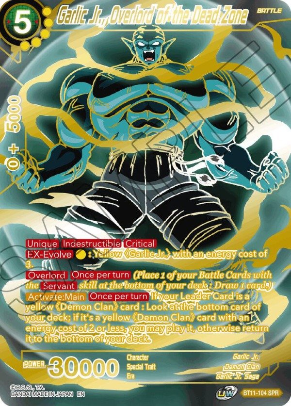 Producto - BT11-104 - Garlic Jr., Overlord of the Dead Zone - SPR