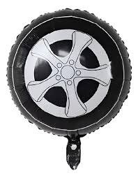Producto - Globo de carrera x45cm "Rueda de Auto"