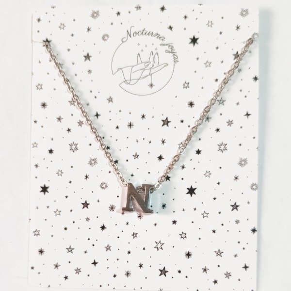 Producto - Collar letra acero quirúrgico