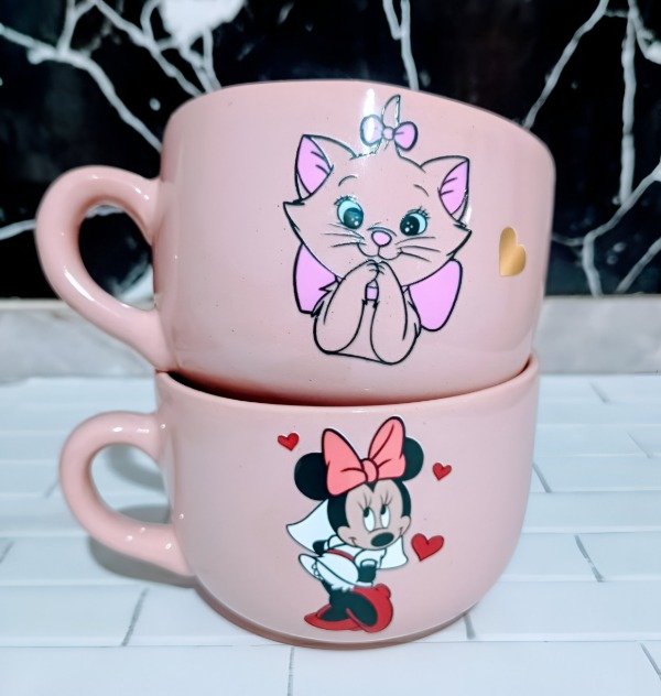 Producto - TAZON DE CERAMICA ROSA