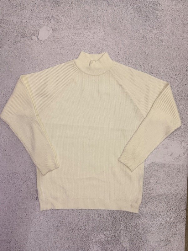 Producto - Sweater media polera Blanco