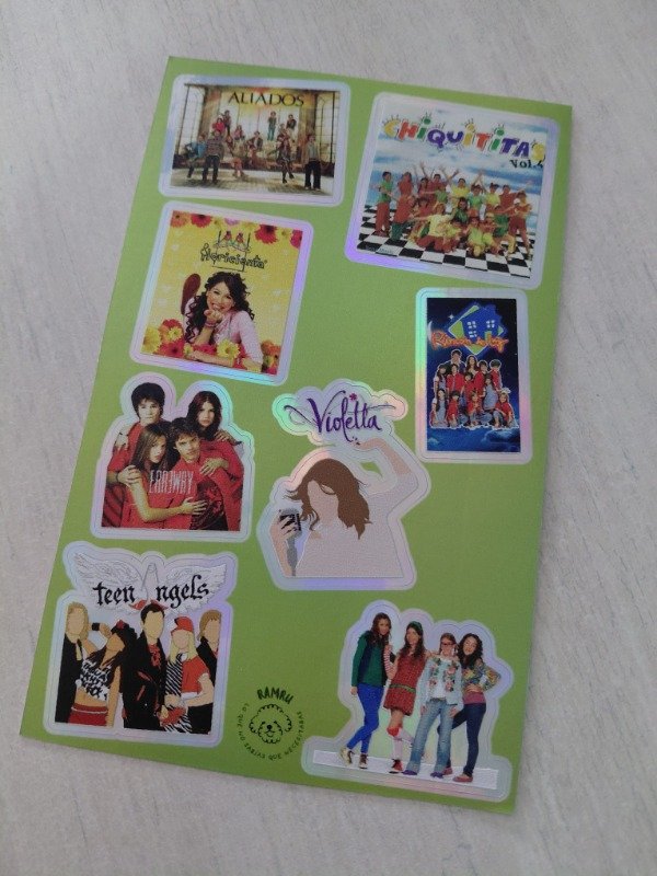 Producto - Planchitas de stickers - Novelas vintage
