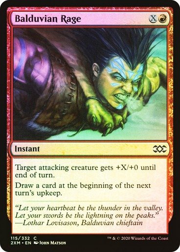 Producto - Balduvian Rage Foil  Double Masters