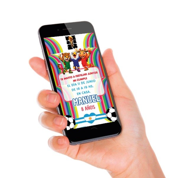 Producto - Invitación digital MUNDIAL 2026 / Opción 2 . EDITABLE EN CANVA